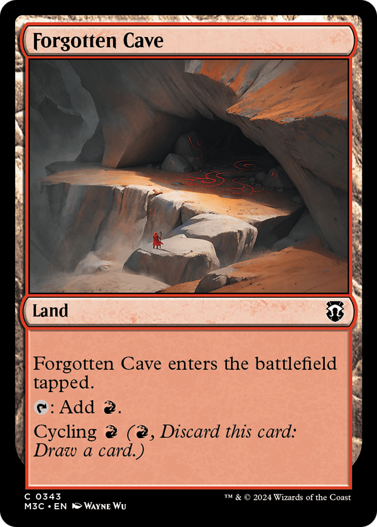 Forgotten Cave (Ripple Foil) [Modern Horizons 3 Commander] | Exor Games Truro