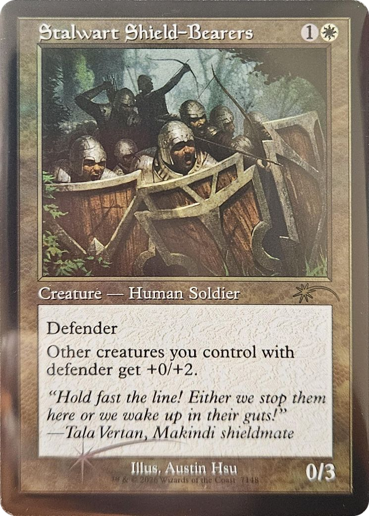 Stalwart Shield-Bearers (Retro Frame) [Secret Lair Drop Series] | Exor Games Truro
