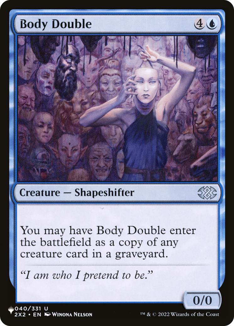 Body Double [The List] | Exor Games Truro