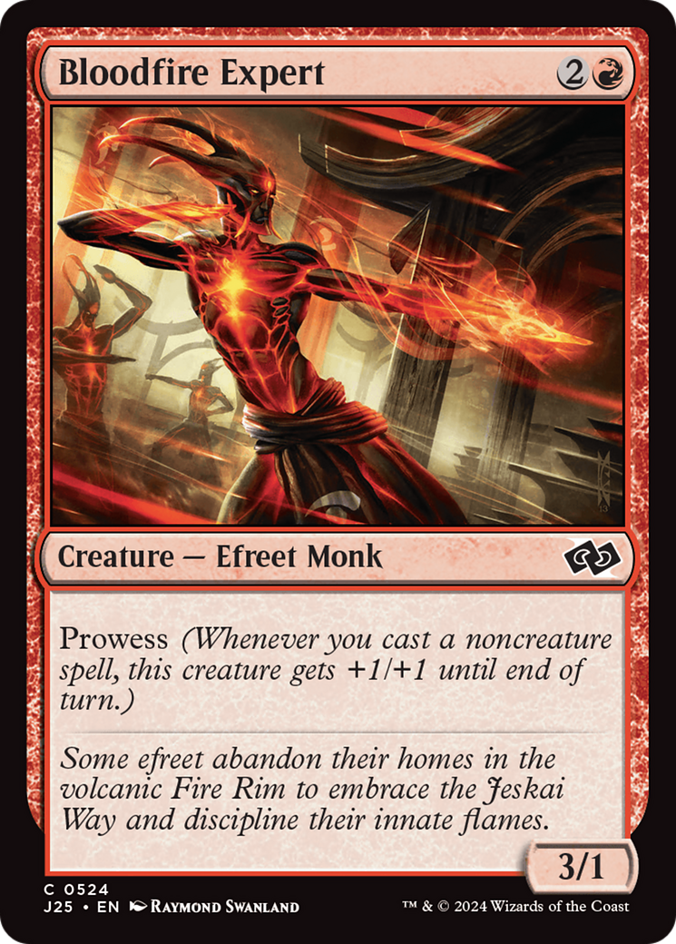 Bloodfire Expert [Foundations Jumpstart] | Exor Games Truro