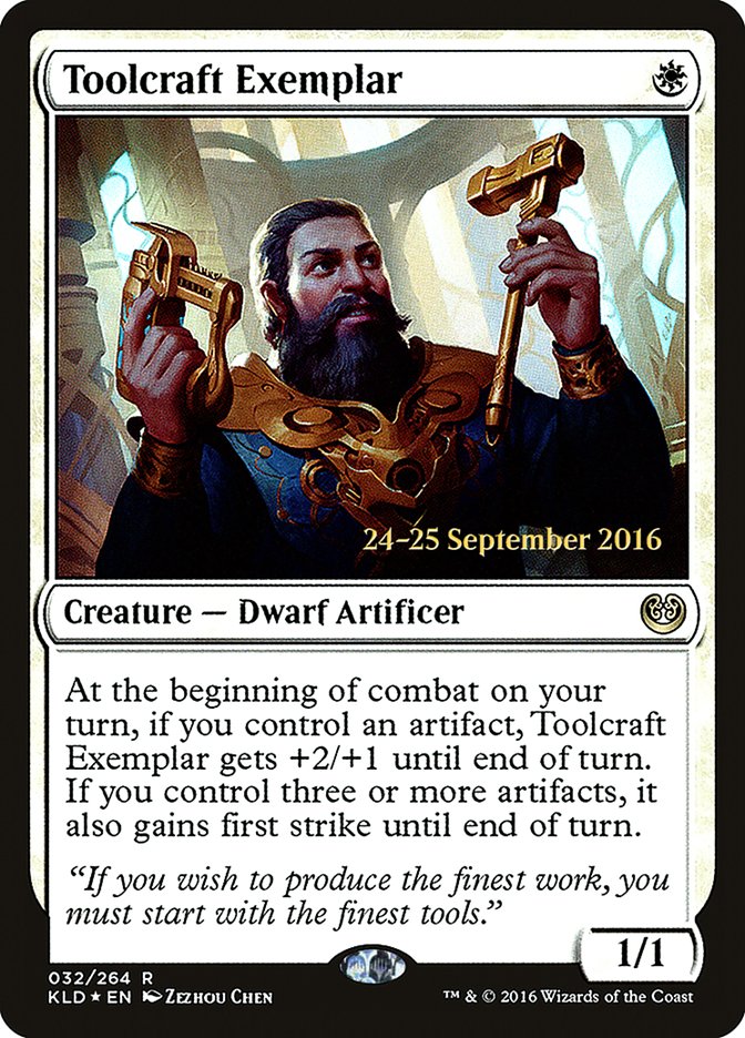 Toolcraft Exemplar [Kaladesh Prerelease Promos] | Exor Games Truro