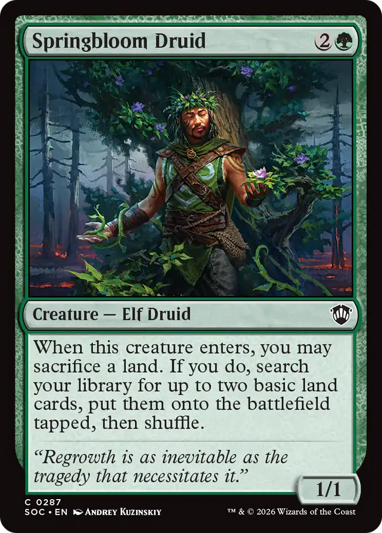 Springbloom Druid [Secrets of Strixhaven Commander] | Exor Games Truro
