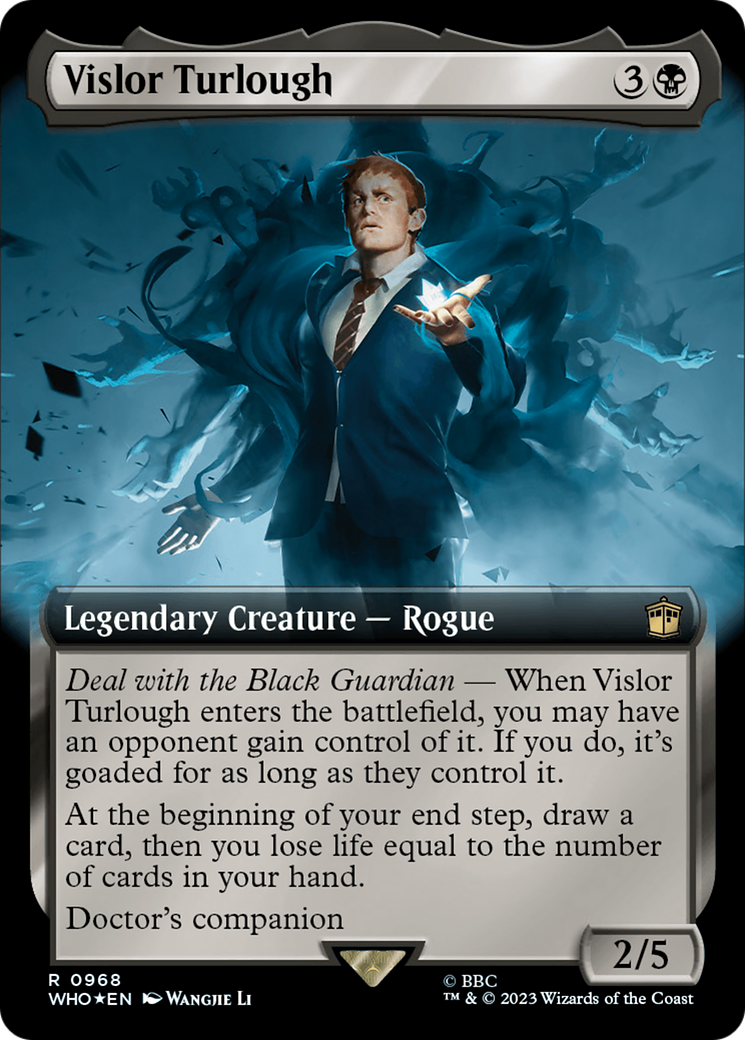 Vislor Turlough (Extended Art) (Surge Foil) [Doctor Who] | Exor Games Truro