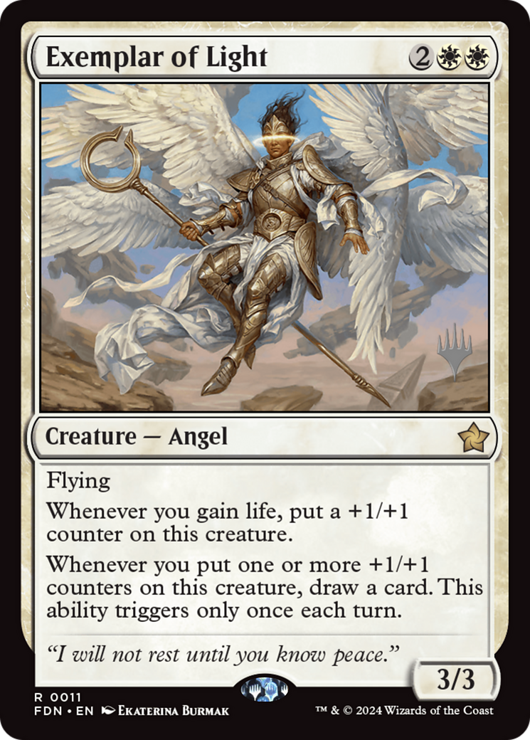 Exemplar of Light [Foundations Promos] | Exor Games Truro