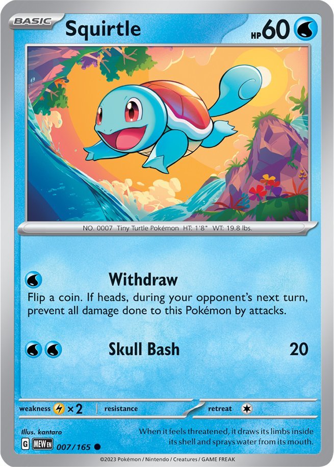 Squirtle (007/165) [Scarlet & Violet 151] | Exor Games Truro