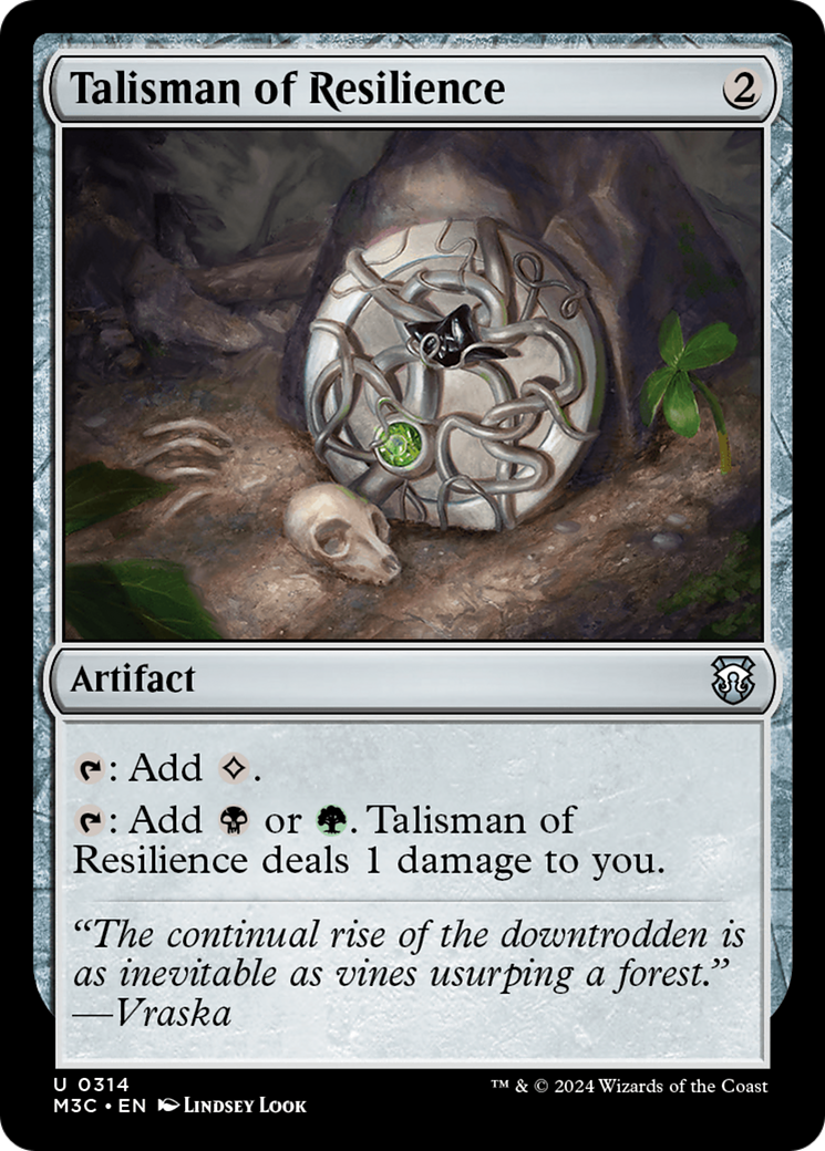 Talisman of Resilience (Ripple Foil) [Modern Horizons 3 Commander] | Exor Games Truro