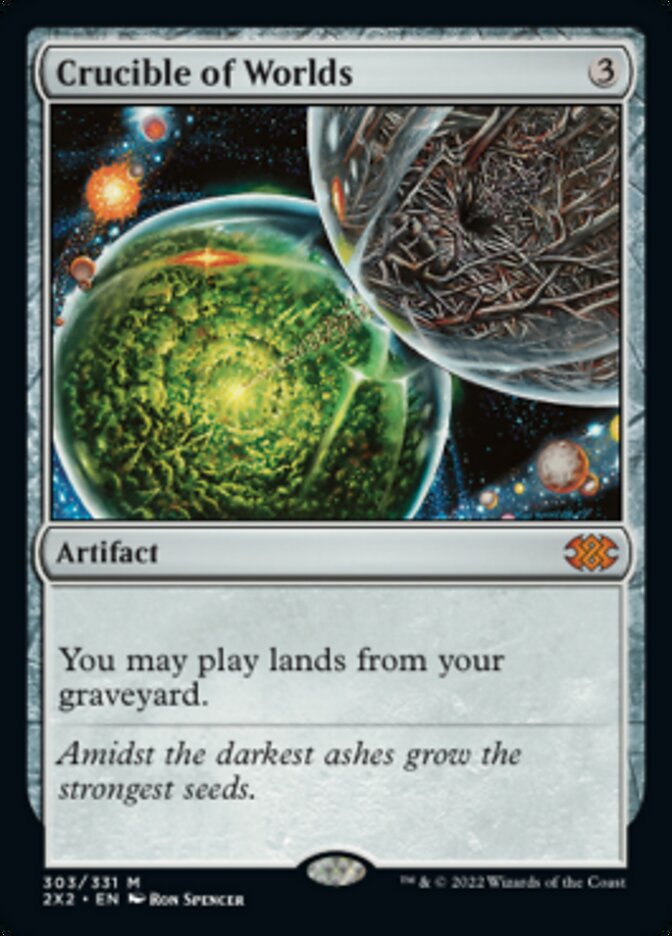 Crucible of Worlds [Double Masters 2022] | Exor Games Truro