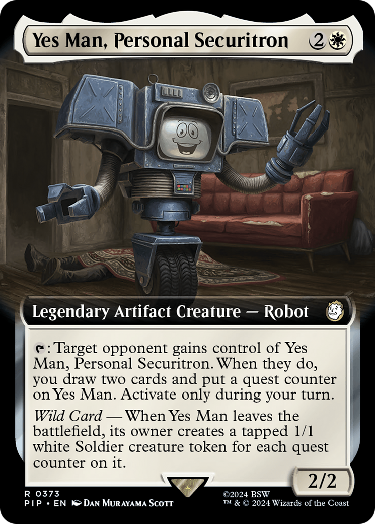 Yes Man, Personal Securitron (Extended Art) [Fallout] | Exor Games Truro