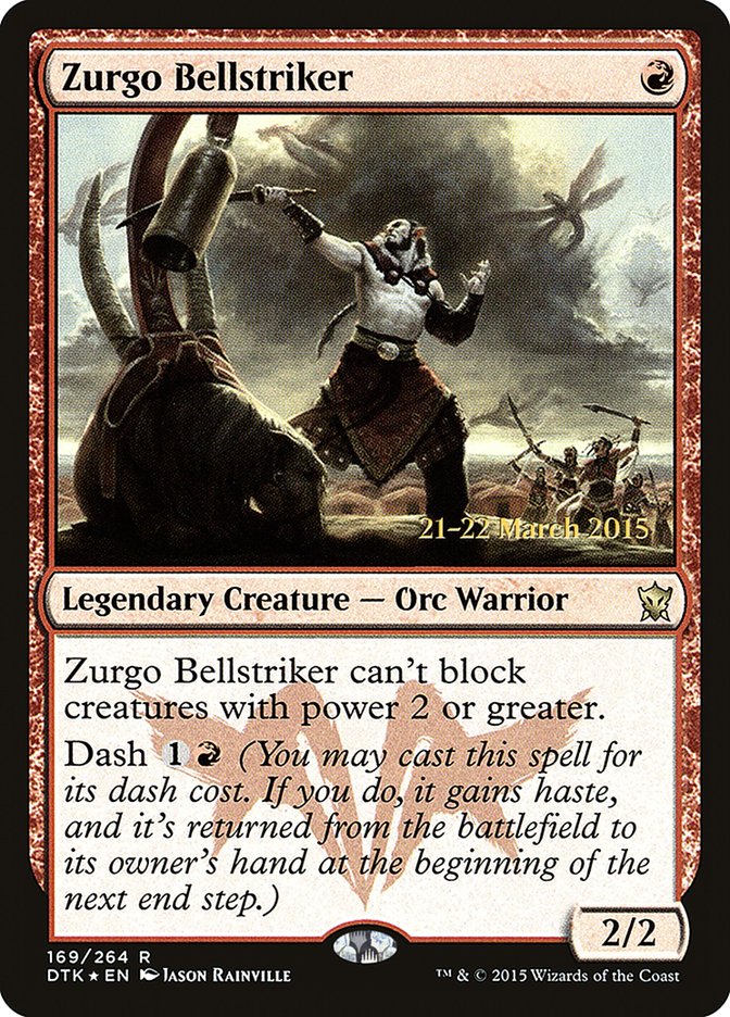 Zurgo Bellstriker [Dragons of Tarkir Prerelease Promos] | Exor Games Truro