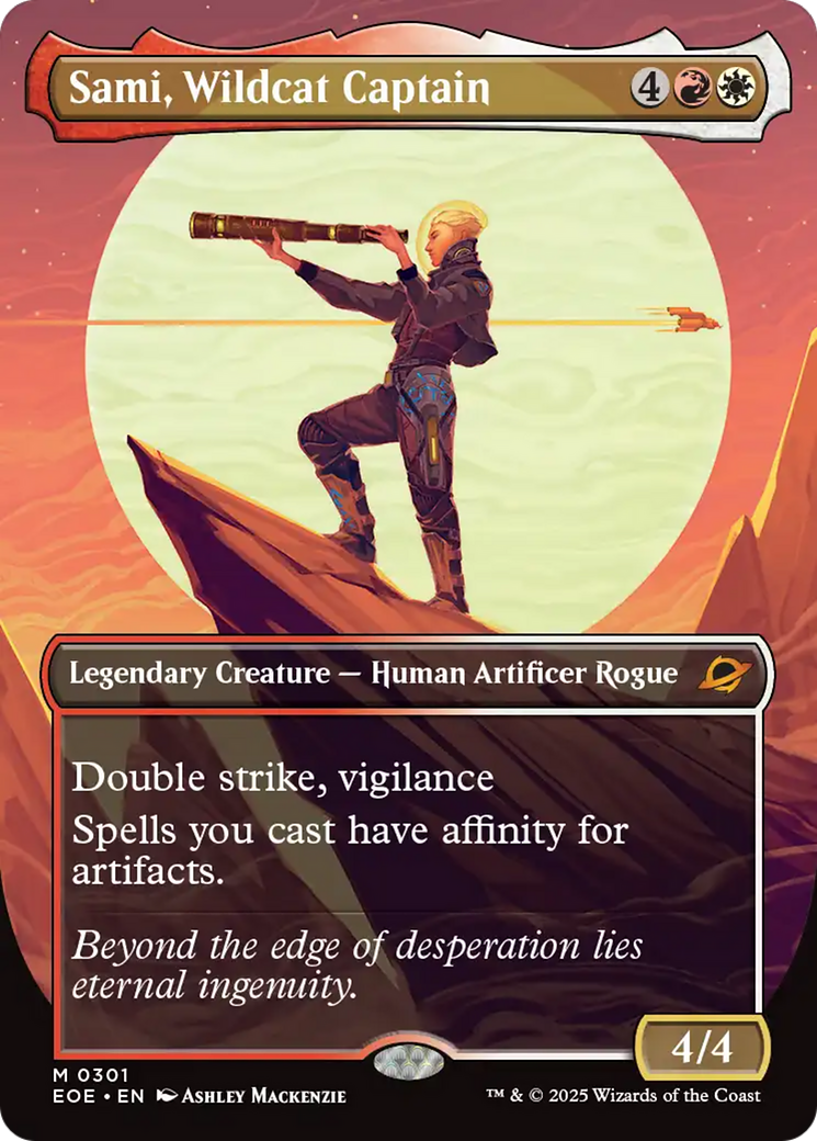 Sami, Wildcat Captain (Borderless) [Edge of Eternities] | Exor Games Truro