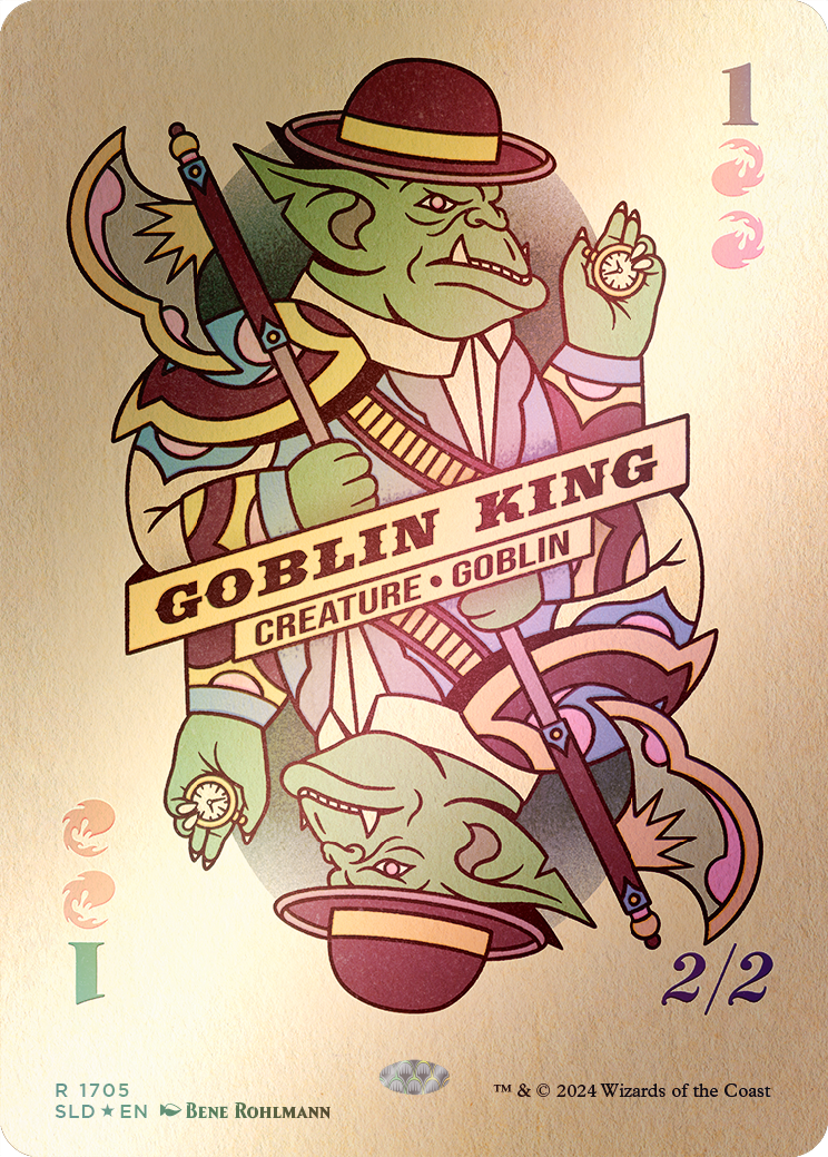 Goblin King (1705) (Rainbow Foil) [Secret Lair Drop Series] | Exor Games Truro