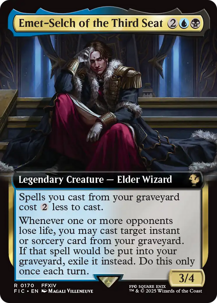 Emet-Selch of the Third Seat (Extended Art) [FINAL FANTASY Commander] | Exor Games Truro