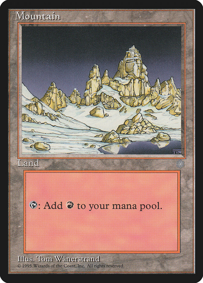 Mountain (No Trees / Signature on Right) [Ice Age] | Exor Games Truro
