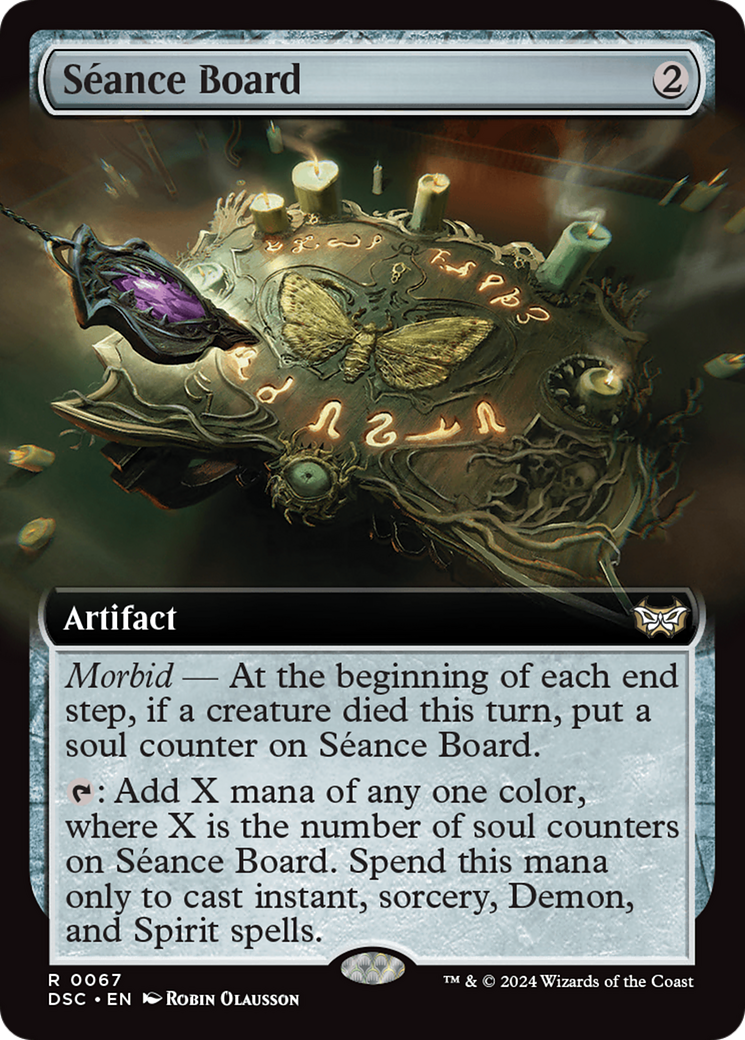 Seance Board (Extended Art) [Duskmourn: House of Horror Commander] | Exor Games Truro