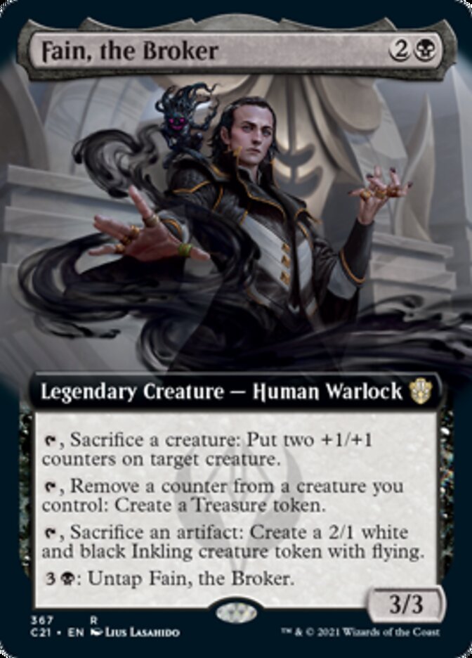 Fain, the Broker (Extended Art) [Commander 2021] | Exor Games Truro