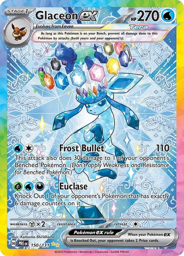 Glaceon ex (150/131) [Scarlet & Violet: Prismatic Evolutions] | Exor Games Truro