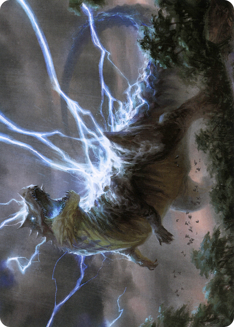 Thrasta, Tempest's Roar Art Card (41) [Modern Horizons 2 Art Series] | Exor Games Truro