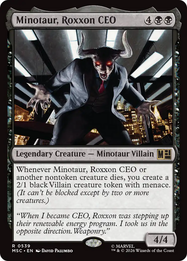Minotaur, Roxxon CEO [Marvel Super Heroes Commander] | Exor Games Truro