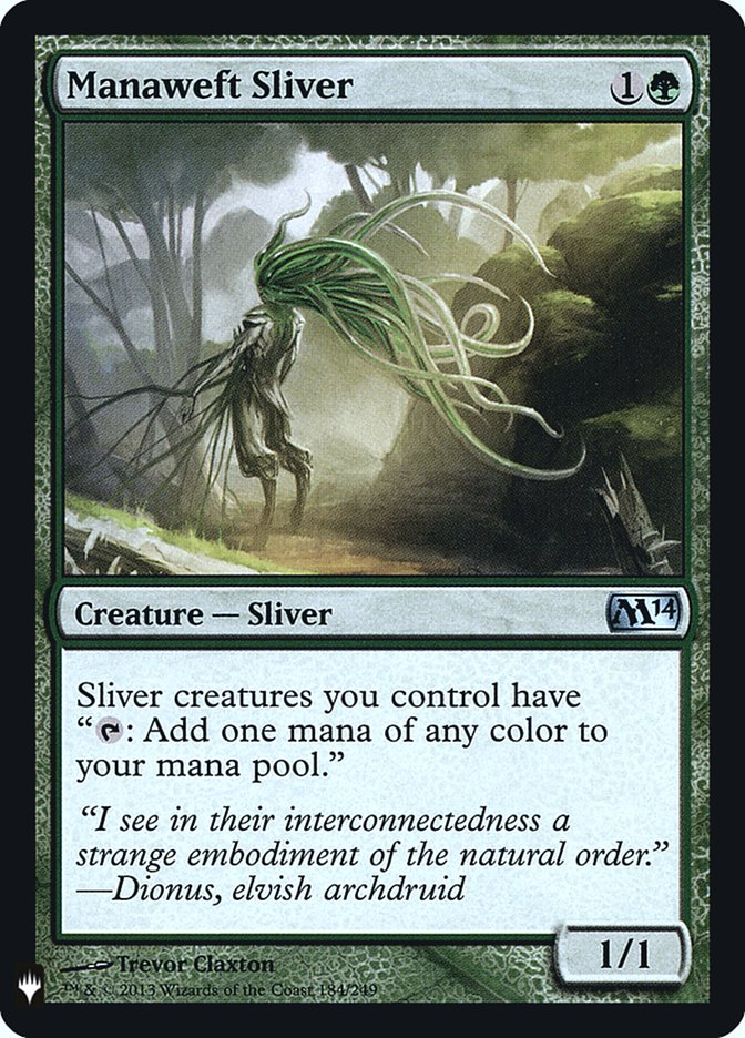 Manaweft Sliver [Mystery Booster] | Exor Games Truro