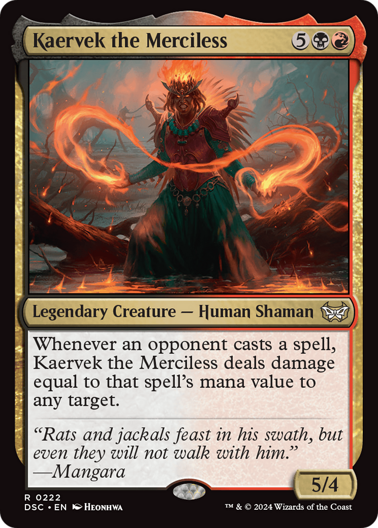 Kaervek the Merciless [Duskmourn: House of Horror Commander] | Exor Games Truro