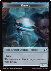 Robot // Drone Double-Sided Token [Edge of Eternities Tokens] | Exor Games Truro