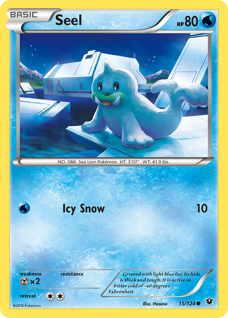 Seel (15/124) [XY: Fates Collide] | Exor Games Truro