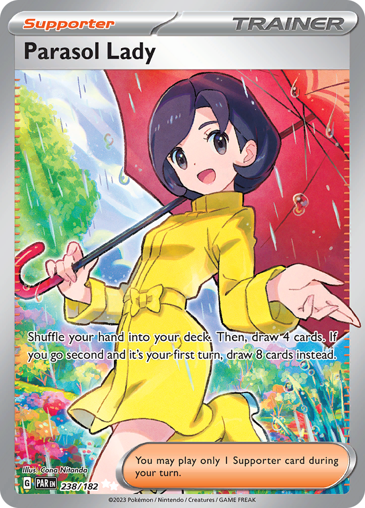 Parasol Lady (238/182) [Scarlet & Violet: Paradox Rift] | Exor Games Truro