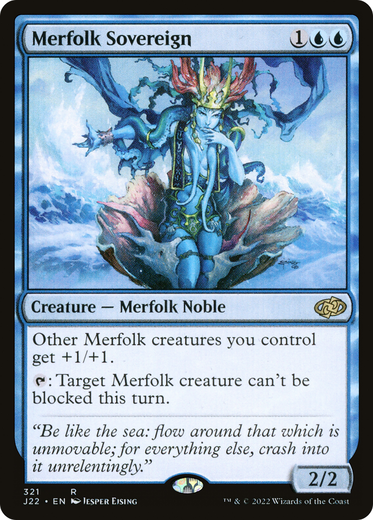 Merfolk Sovereign [Jumpstart 2022] | Exor Games Truro