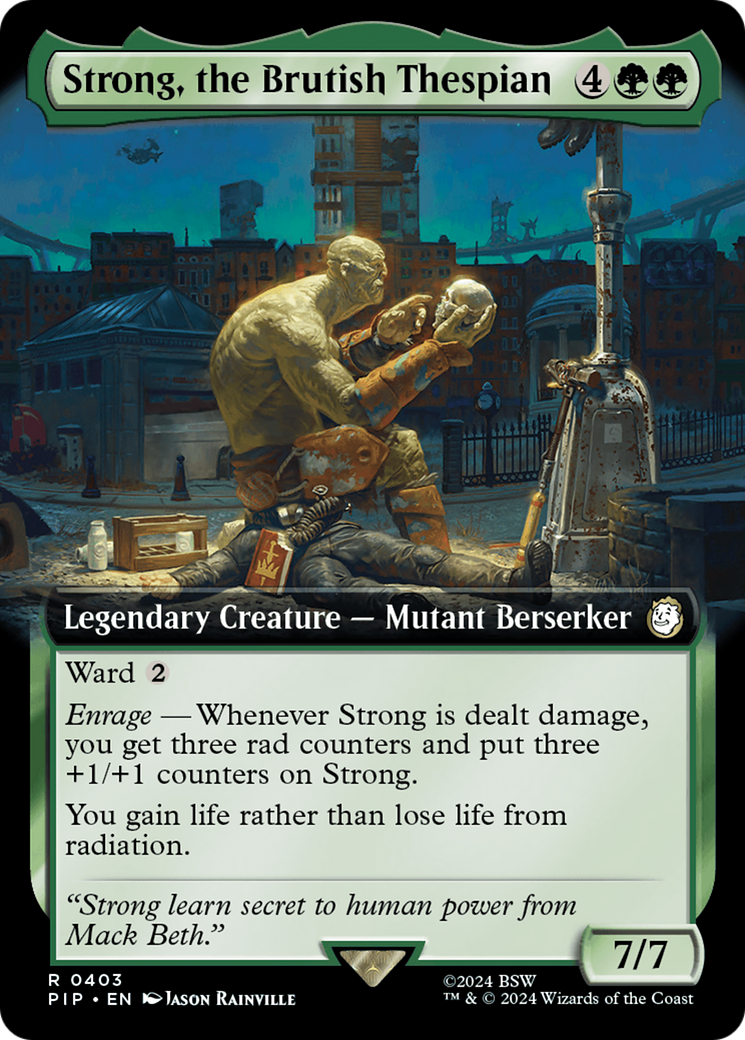 Strong, the Brutish Thespian (Extended Art) [Fallout] | Exor Games Truro