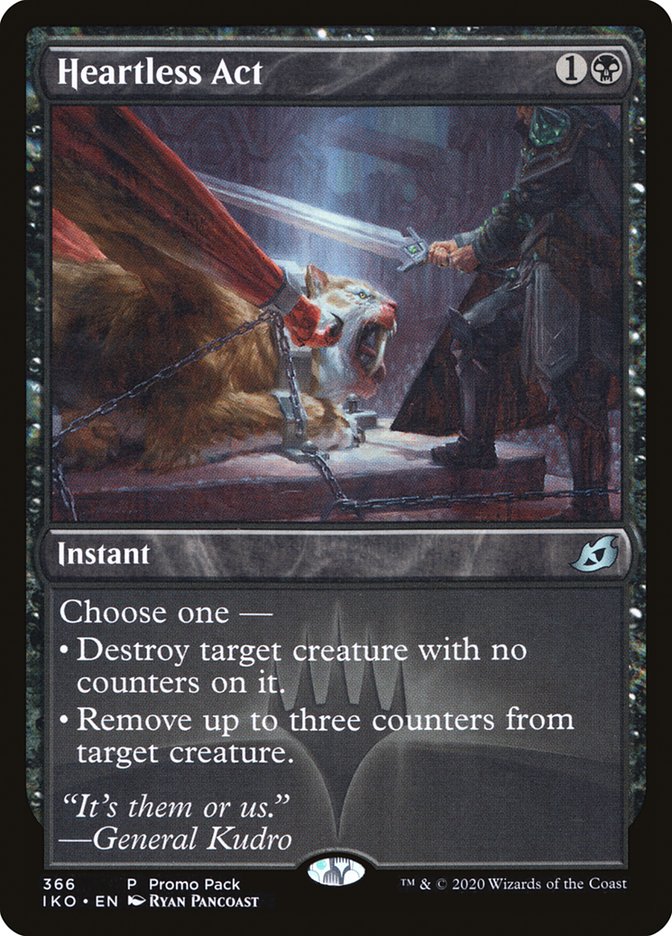 Heartless Act (Promo Pack) [Ikoria: Lair of Behemoths Promos] | Exor Games Truro