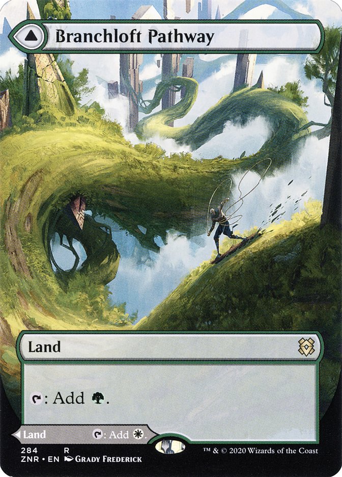 Branchloft Pathway // Boulderloft Pathway (Borderless Alternate Art) [Zendikar Rising] | Exor Games Truro