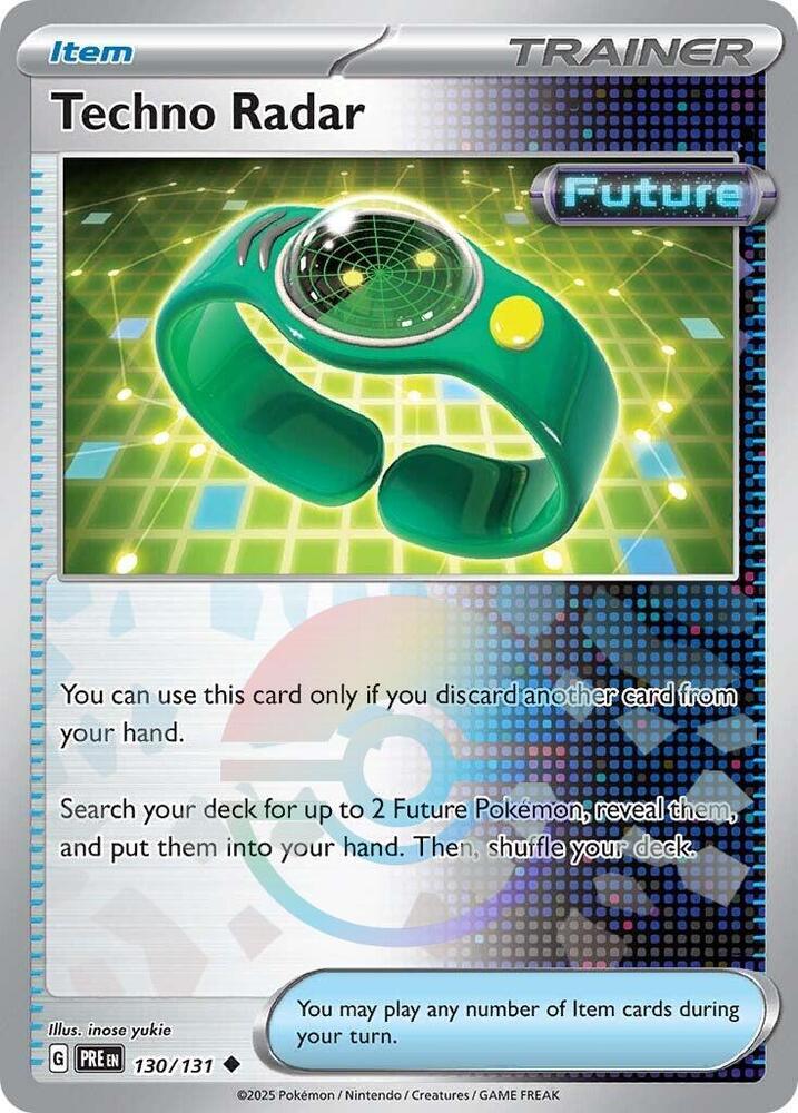 Techno Radar (130/131) (Poke Ball Pattern) [Scarlet & Violet: Prismatic Evolutions] | Exor Games Truro