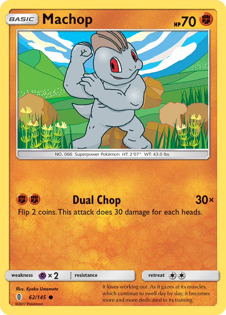 Machop (62/145) [Sun & Moon: Guardians Rising] | Exor Games Truro