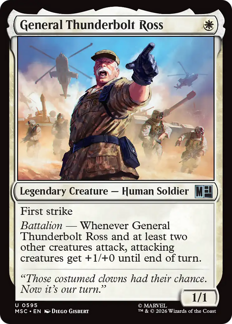 General Thunderbolt Ross [Marvel Super Heroes Commander] | Exor Games Truro