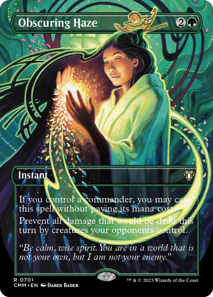Obscuring Haze (Borderless Alternate Art) [Commander Masters] | Exor Games Truro