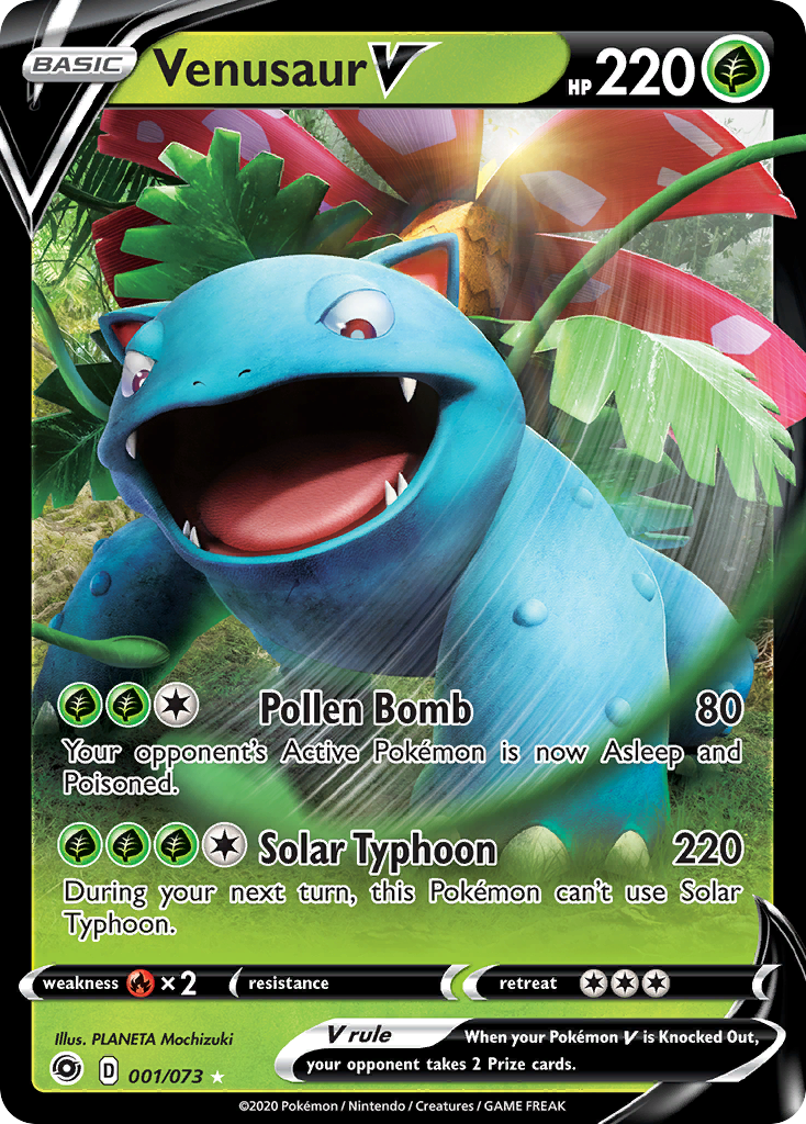 Venusaur V (001/073) [Sword & Shield: Champion's Path] | Exor Games Truro