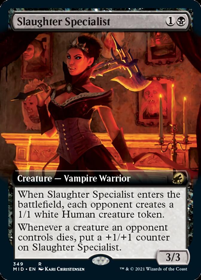 Slaughter Specialist (Extended Art) [Innistrad: Midnight Hunt] | Exor Games Truro