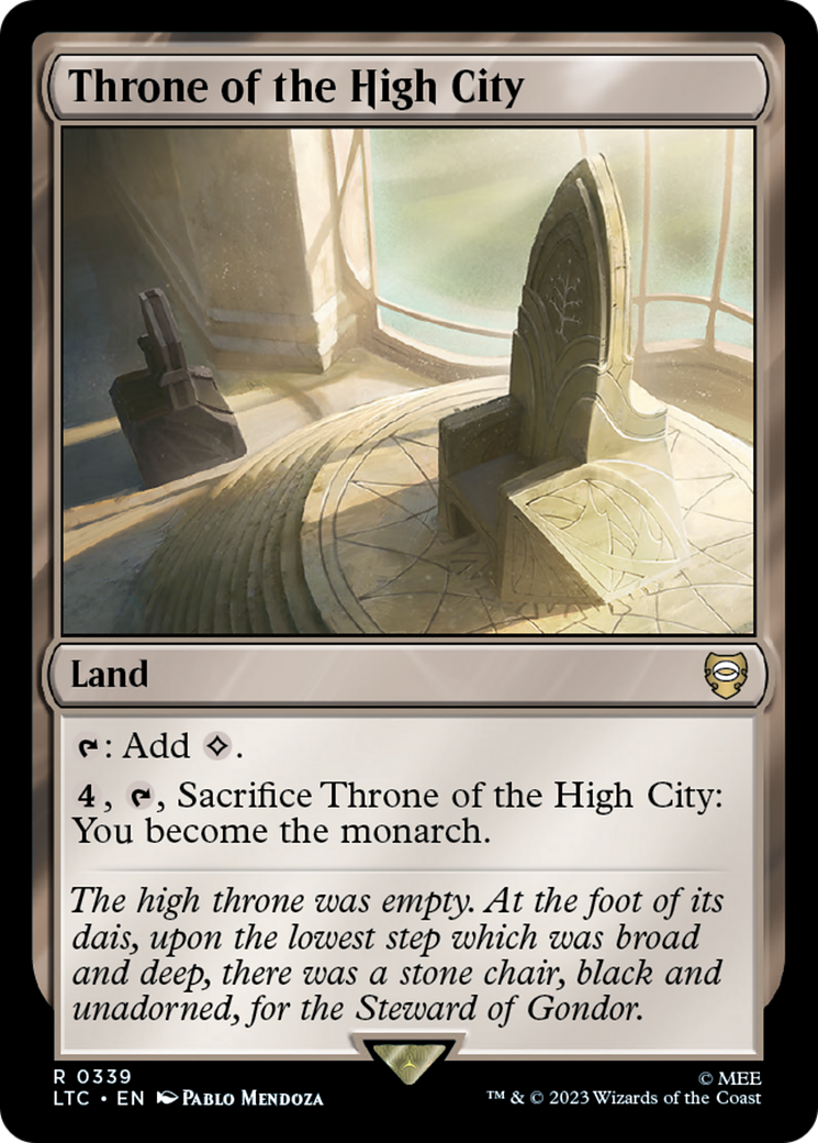 Throne of the High City [The Lord of the Rings: Tales of Middle-Earth Commander] | Exor Games Truro