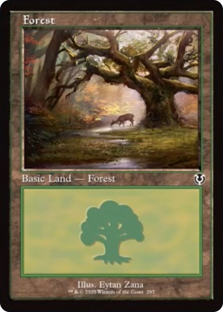Forest (297) (Retro Frame) [Innistrad Remastered] | Exor Games Truro