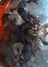 Frenzied Raider Art Card [Kaldheim Art Series] | Exor Games Truro