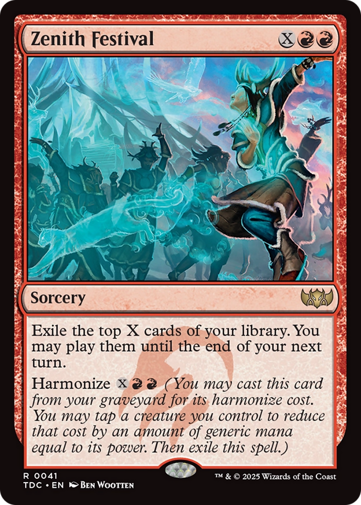 Zenith Festival [Tarkir: Dragonstorm Commander] | Exor Games Truro