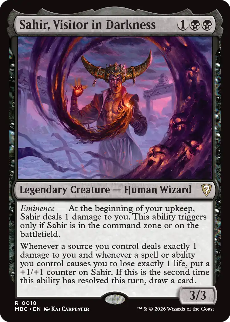 Sahir, Visitor in Darkness [Mystery Booster: Commander Edition] | Exor Games Truro
