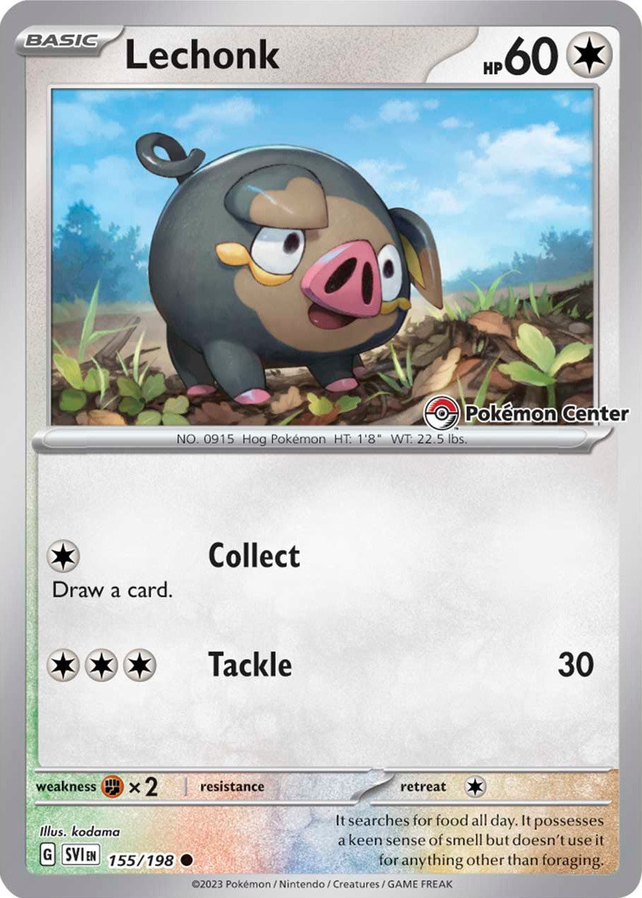 Lechonk (155/198) (Pokemon Center Exclusive) [Scarlet & Violet: Base Set] | Exor Games Truro