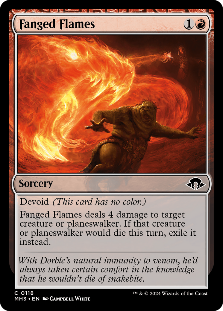 Fanged Flames [Modern Horizons 3] | Exor Games Truro