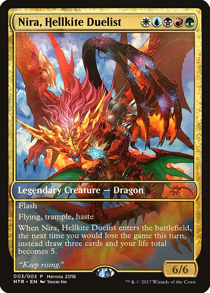 Nira, Hellkite Duelist [Heroes of the Realm] | Exor Games Truro