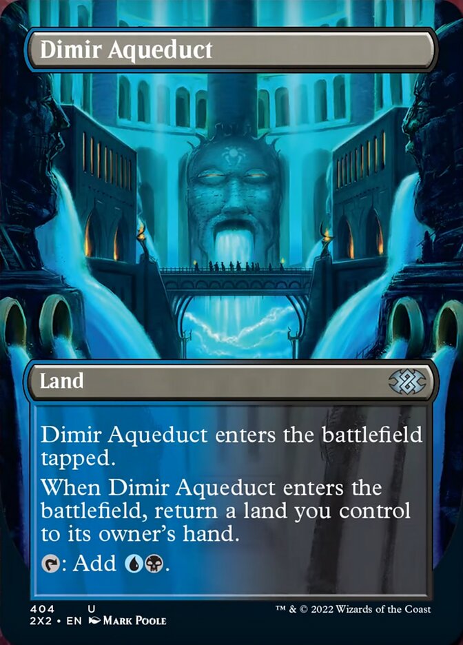 Dimir Aqueduct (Borderless Alternate Art) [Double Masters 2022] | Exor Games Truro