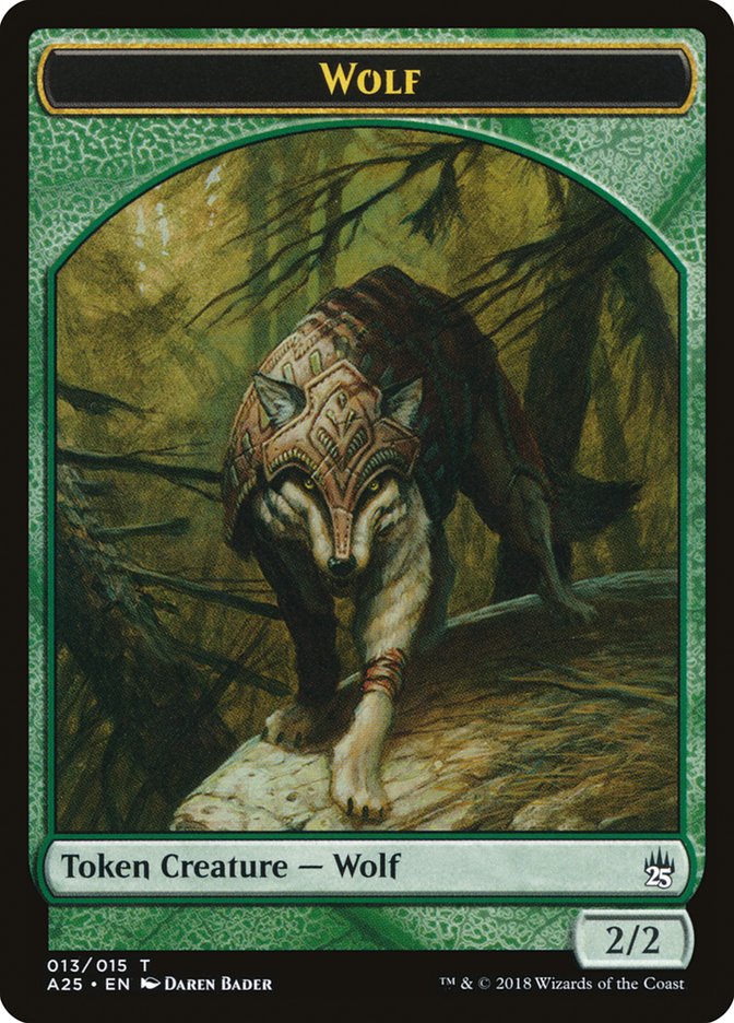 Wolf Token [Masters 25 Tokens] | Exor Games Truro