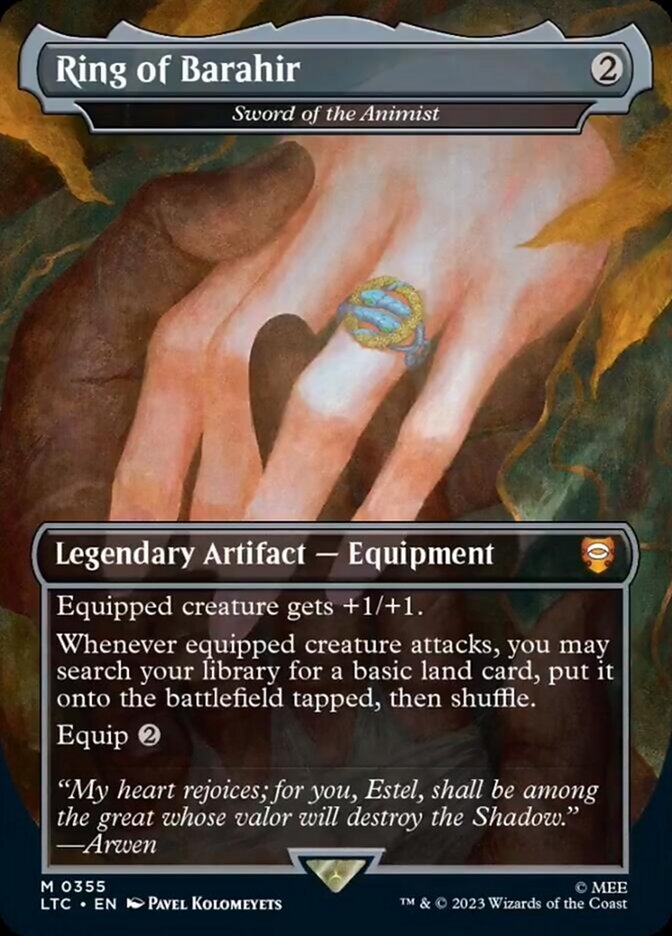 Ring of Barahir - Sword of the Animist [The Lord of the Rings: Tales of Middle-Earth Commander] | Exor Games Truro