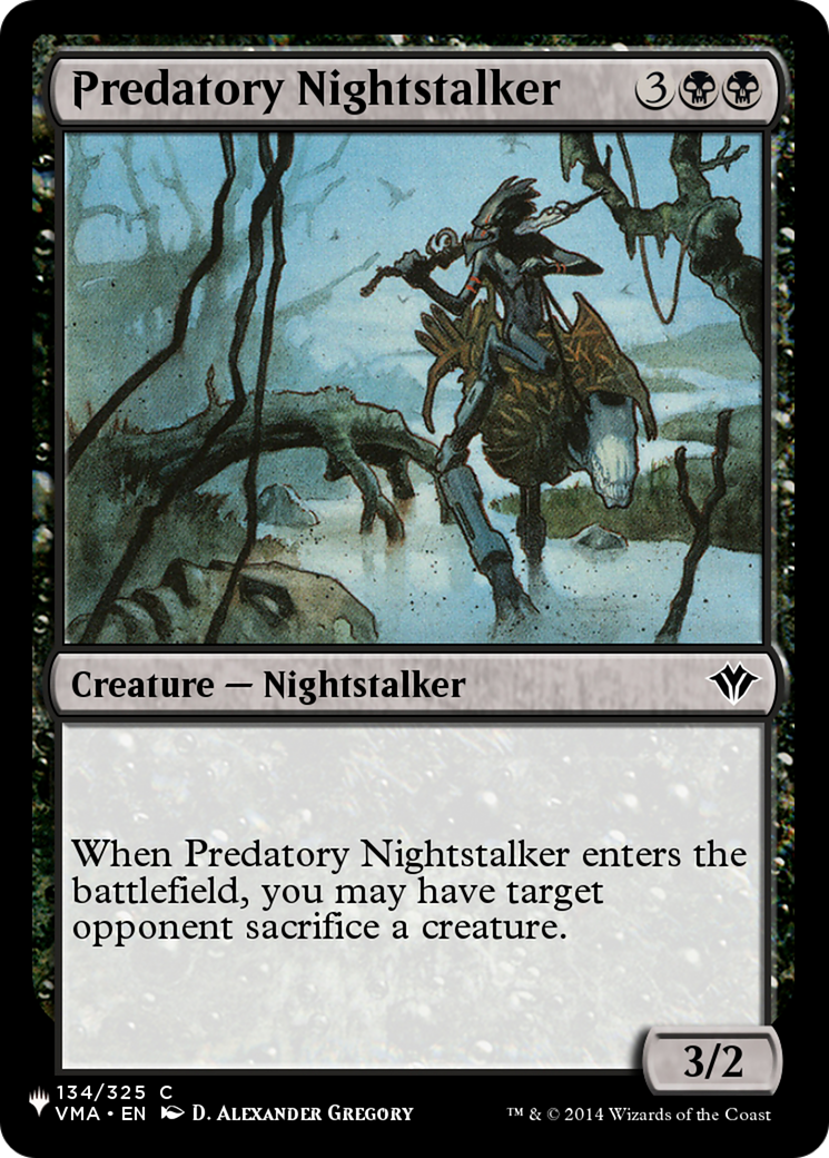 Predatory Nightstalker [The List Reprints] | Exor Games Truro