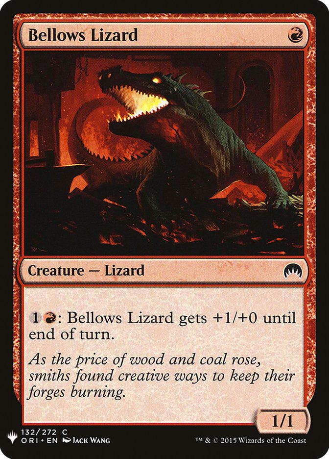 Bellows Lizard [Mystery Booster] | Exor Games Truro